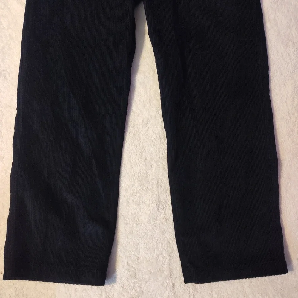 New Gap Mens Pants 33x30 Corduroy Navy 90s Loose Fit Trousers Preppy‎ Relaxed